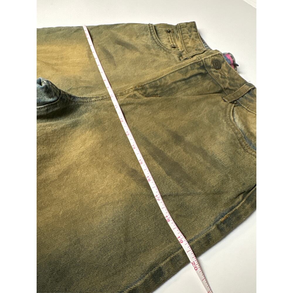 EDIKTED Muddy Washed Low Rise Baggy Jeans Indie Sleaze It Girl Grunge Sz M NWT - Picture 11 of 12